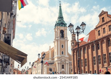 The Church of the Holy Spirit in Toruń, Poland, is a historic Gothic church known for its stunning architecture and religious significance in the city. - Powered by Shutterstock