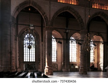 Church Interior, Gothic Style