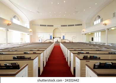 Church Interior, Wide Angle Shot