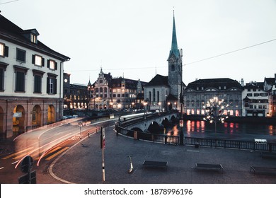 The Fraumünster Church Located In Zurich, Switerland