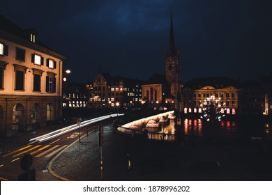 The Fraumünster Church Located In Zurich, Switerland