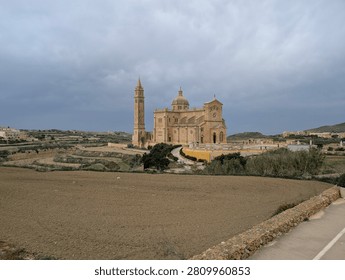 Church Malta fields cloudy dat