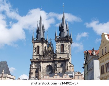 The Church of Mother of God before Týn in Old Town of Prague, Czech Republic.