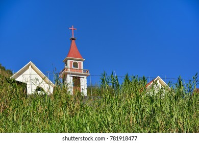 Church in the mountains,Mountain landscape in the Hsinchu,Taiwan. - Shutterstock ID 781918477