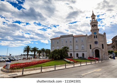 Church Near Square Of Republic In Split, Croatia
