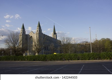 Church On Laval University Campus In Quebec City