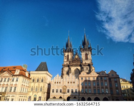 Foto Bild Gebäude aus der Altstadt der Stadt Prag