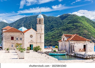 Church of Our Lady of the Rocks near Perast, Kotor Bay, Montenegro