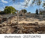 Church of Panayia Chrysopolitissa in Paphos, Cyprus. Near the column at which St. Paul the Apostle was scourged in Paphos, Cyprus.