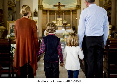 Church People Believe Faith Religious Family