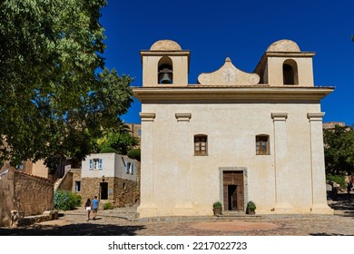 Church Of Pigna Village, Corsica, France