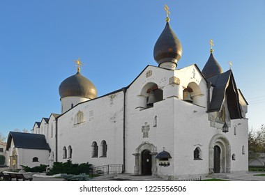 Church Of Protection Of Theotokos In Mary And Theokos Parish Of Sister Of Mercy (1912). Moscow, Russia