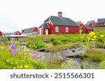 The church in Qaqortoq in South Greenland.