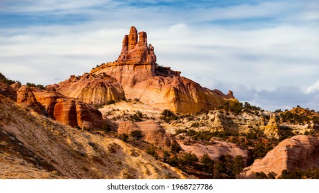 Church Rock in Gallup New Mexico - Shallow Depth of Field - Route 66