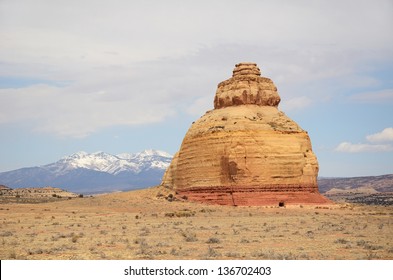 Church Rock Sandstone Formation Near Monticello Utah