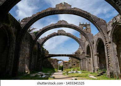 Church Ruins In Galicia, Spain