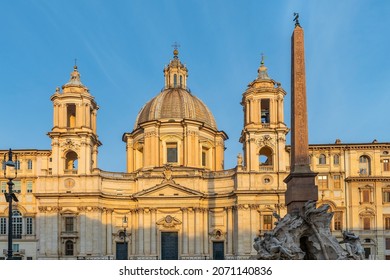 Church Of Saint Agnes In Piazza Navona In Rome