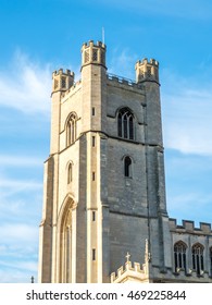 Church Of Saint Mary The Great Is Landmark Near King's College In Cambridge, England