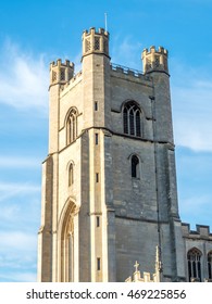 Church Of Saint Mary The Great Is Landmark Near King's College In Cambridge, England