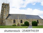 Church of Saint Michel in the village of Beauvoir in Normandy, France