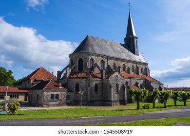 The church Saint-Laurent in Montfaucon-d'Argonne / France