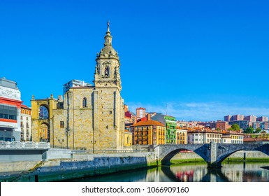 Church Of San Anton In Bilbao, Spain
