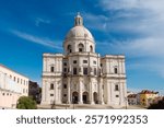 The Church of Santa Engracia, a 17th-century monument in Lisbon, Portugal. Originally a church, it was converted into the National Pantheon, in which important Portuguese personalities are buried