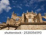 The church of Santa Maria de la Asunción in the town and municipality of Castro-Urdiales, cantabria, Spain
