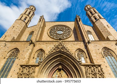 Church Of Santa Maria Del Mar - Barcelona, Catalonia, Spain, Europe