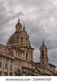 Church Sant'Agnese in Agone, Piazza Navona, Rome, Italy - Shutterstock ID 2364442429