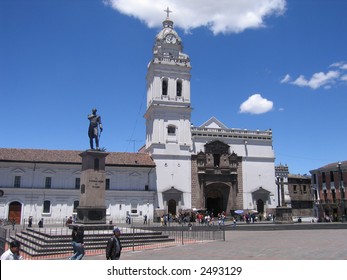 Church Of Santo Domingo In Quito, Ecuador