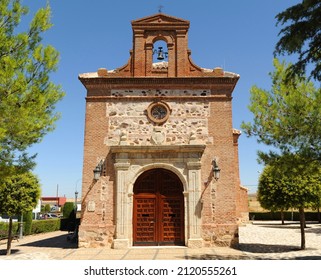 Church Of The Savior Of The World In Calzada De Calatrava, Hometown Of Pedro Almodóvar. Towns Of Ciudad Real, Castilla La Mancha, Spain 