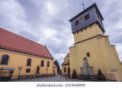 Church of St Bartholomew with famous Skull Chapel in Czermna area of Kudowa-Zdroj town, Poland