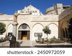 The Church of St. Catherine, Bethlehem, Israel. The Church of St. Catherine is a Catholic church of the Church of the Nativity complex in Bethlehem