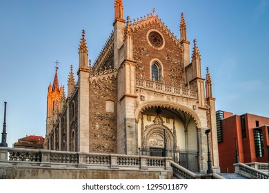 Church Of St. Jerome The Royal - Roman Catholic Near Prado Museum In Central Madrid, Spain 