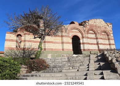 The Church of St John Aliturgetos in the old town of Nessebar, Burgas Region, Bulgaria