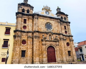 Church Of St Peter Claver In Cartagena, Colombia