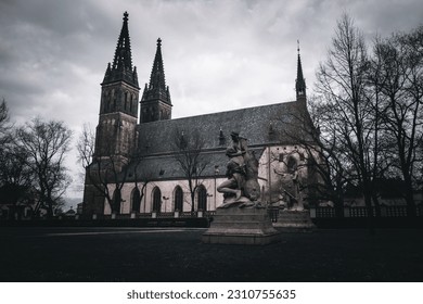 Church of St. Peter and Paul at Vysehrad castle, Prague
 - Shutterstock ID 2310755635
