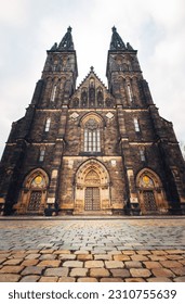 Church of St. Peter and Paul at Vysehrad castle, Prague
 - Shutterstock ID 2310755639