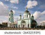 The Church of St. Sergius of Radonezh in Rogozhskaya Sloboda. 19th century. Moscow, Russia