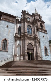 Church Of St. Simon Abbot In Angangueo (Mexico)