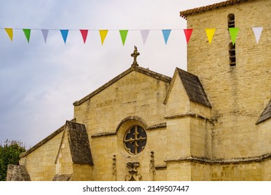 Church Of St Trinity In Coulon Town, Deux Sevres, New Aquitaine Region, France