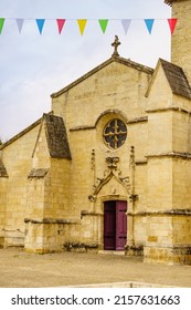 Church Of St Trinity In Coulon Town, Deux Sevres, New Aquitaine Region, France