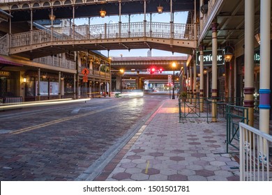 Church Street Rail Station And Area In Orlando Florida The Morning Of Serptember 11,2019