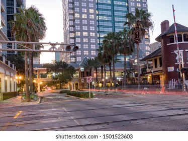 Church Street Rail Station And Area In Orlando Florida The Morning Of Serptember 11,2019