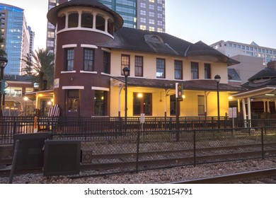 Church Street Rail Station And Area In Orlando Florida The Morning Of Serptember 11,2019