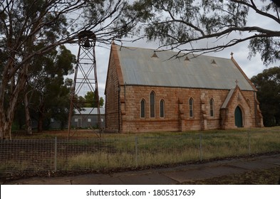 Church In Tiny Town In Outback Australia