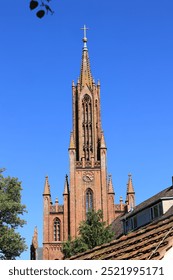 Church tower of the Malchow monastery