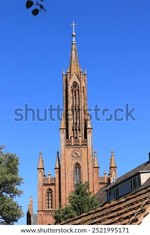 Church tower of the Malchow monastery