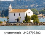The church of ypapanti, gouvia bay, corfu, ionian islands, greek islands, greece, europe